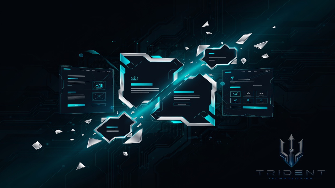 Futuristic web design interface system