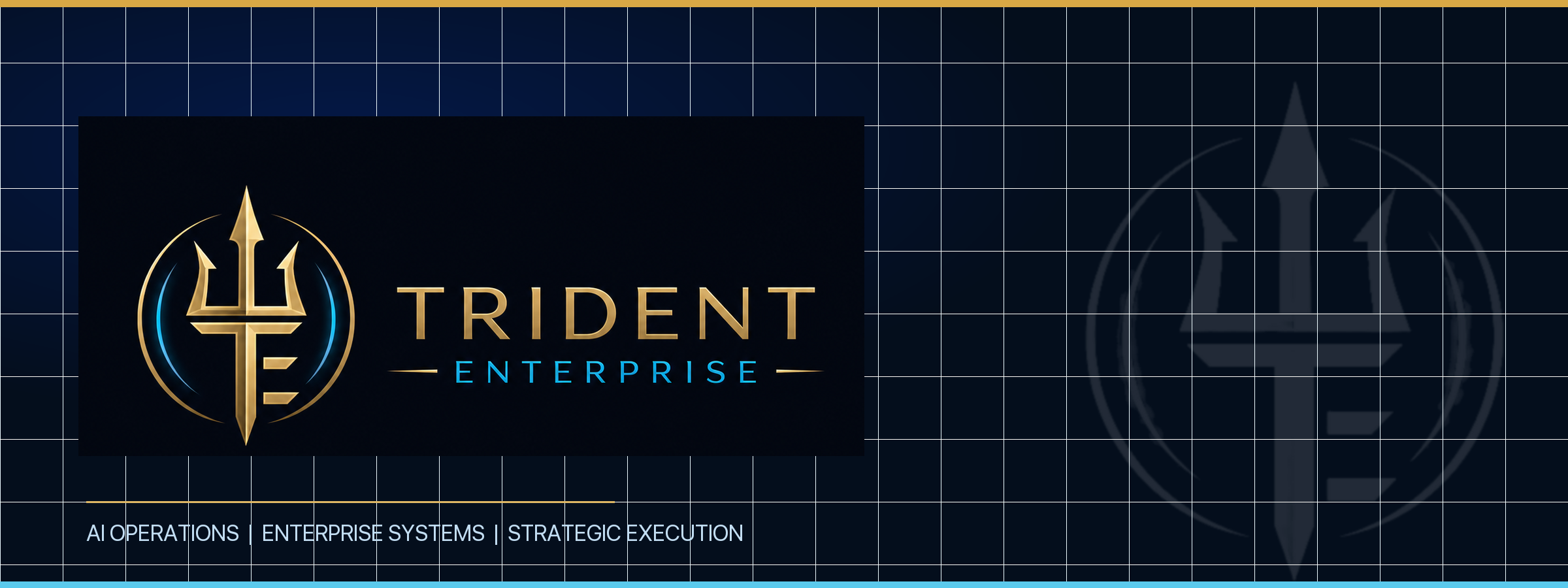 Trident Tech Systems brand banner
